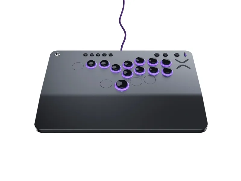 PDP Victrix Pro KO Leverless Fight Stick, Kamppind, PC, Xbox Series S, Xbox Series X, Knappen Makro, Ledningsført, USB, USB Type-C