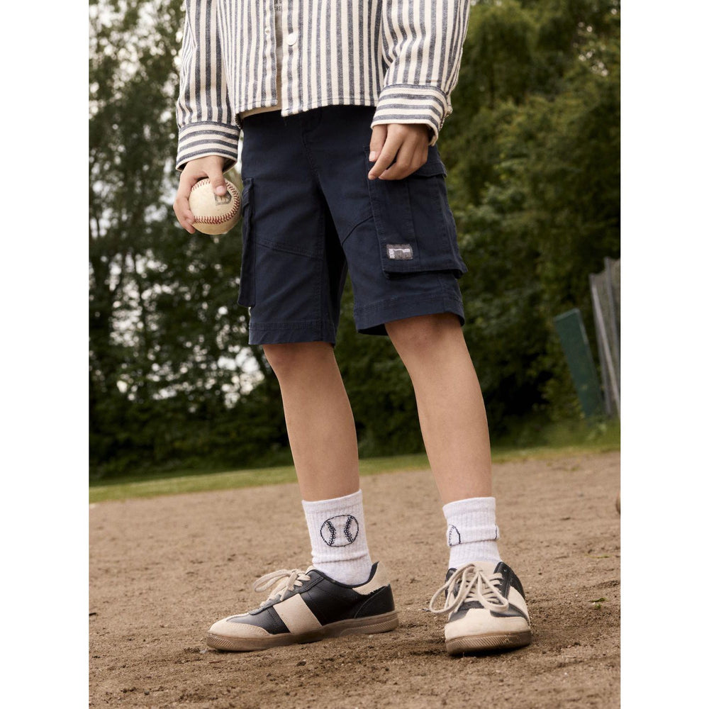Køb Name It Light Grey Melange Bright White Dale 2-Pak Strømper