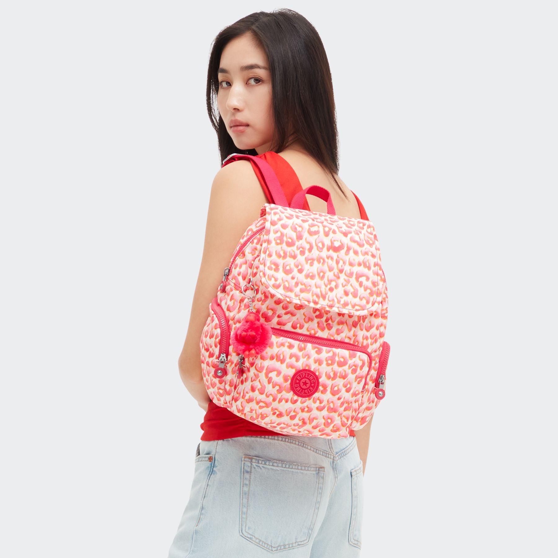 CITY ZIP S  Petit sac à dos avec bretelles ajustables - Latin Cheetah