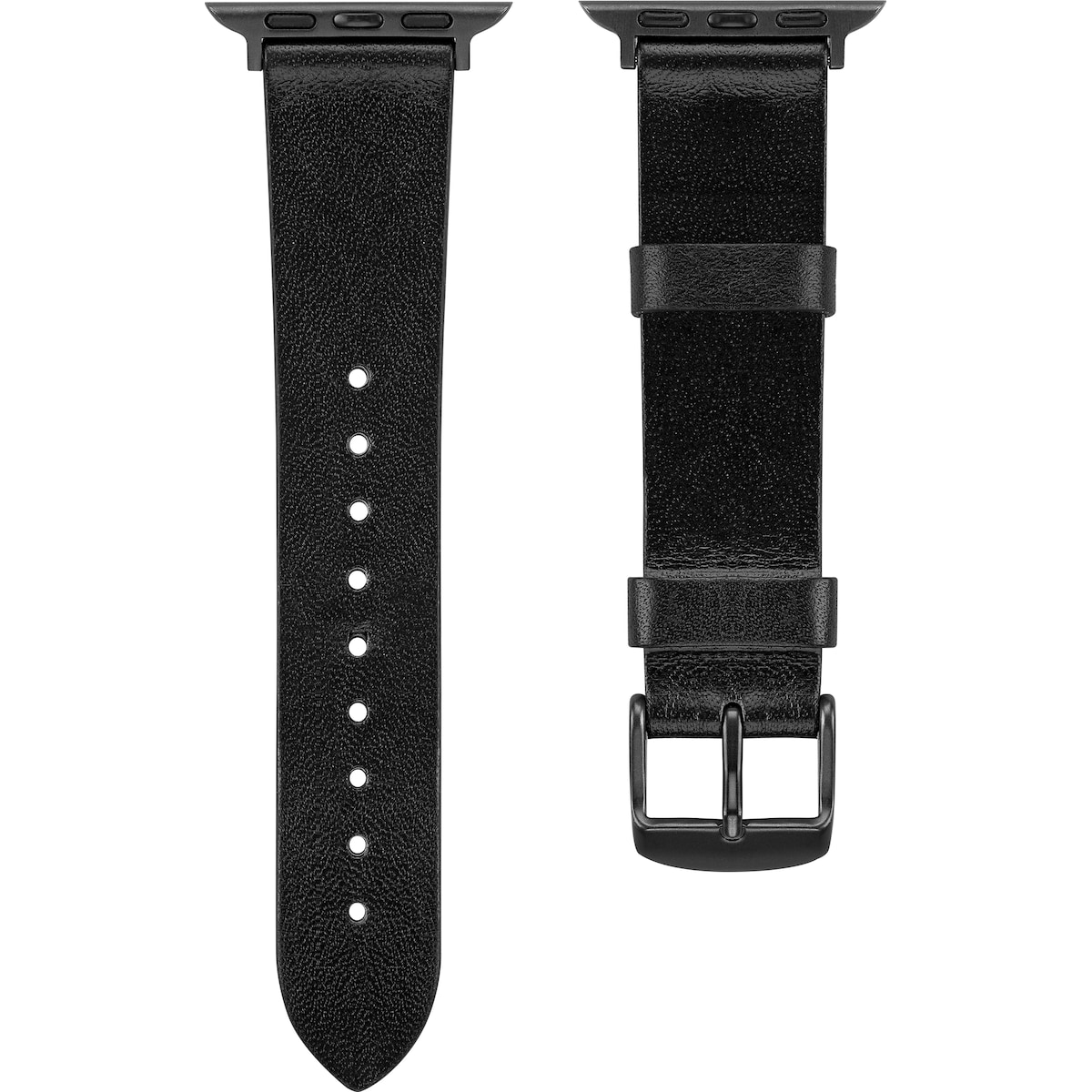 Sandstrøm Apple Watch lærrem 38/40/41 mm (sort)