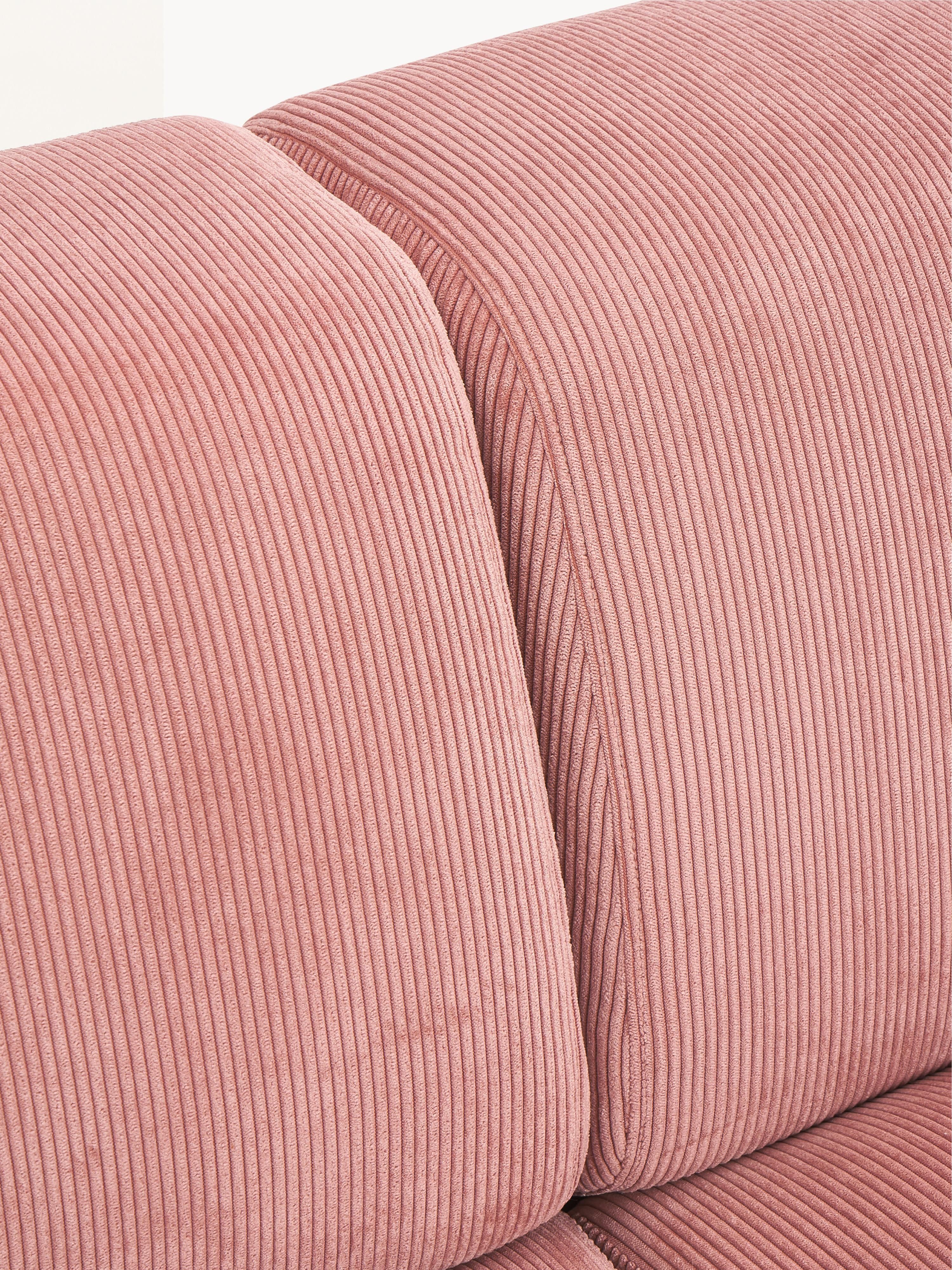 Corduroy hoekbank Melva (3-zits)