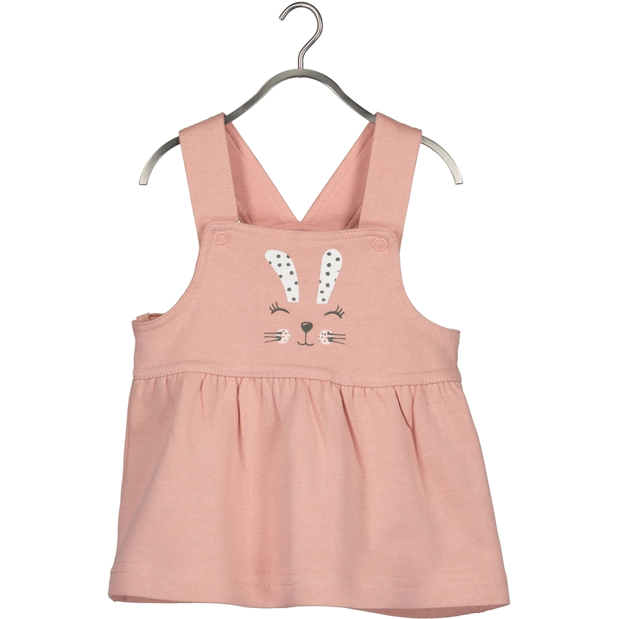 BLUE SEVEN 2er Set Latzkleid +Body Rosa