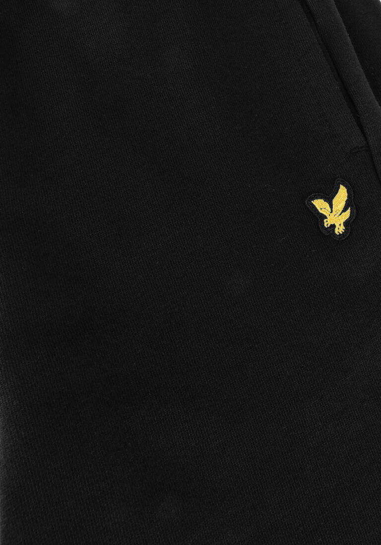LYLE & SCOTT zwarte lyle & scott korte broek classic sweat short
