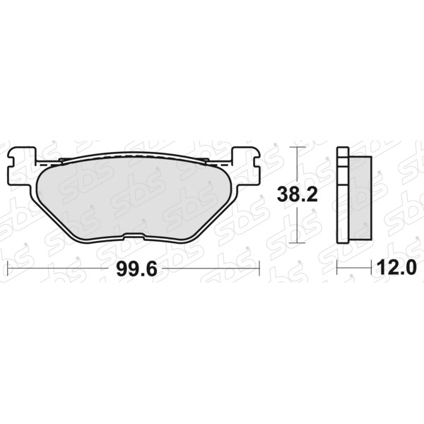 SBS - Plaquettes de frein 768 LS