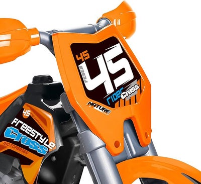 FEBER Elektrisk Crossykkel, Oransje/Svart