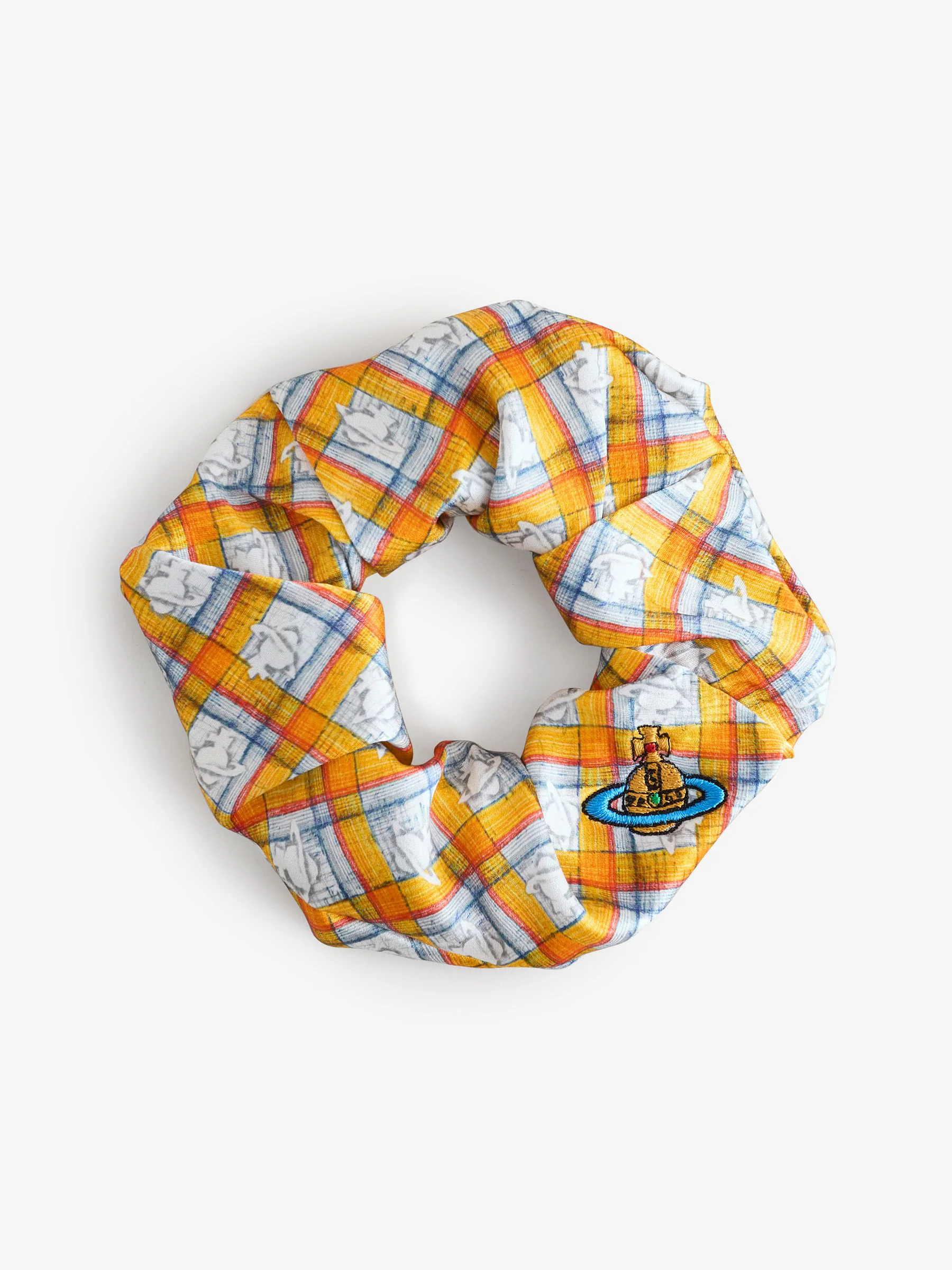 Vivienne Westwood Yellow Small Scrunchie