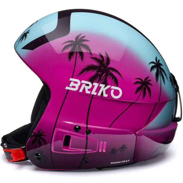 Casque de ski BRIKO VULCANO FIS 6.8 GRAPHIK SHINY FLIRT PURPLE-TURQUOISE BLUE-MIRAGE DARK VIOLET