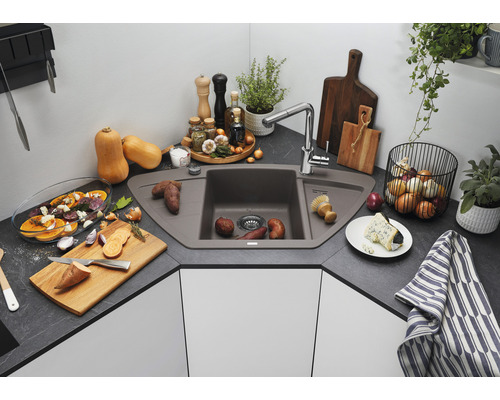 Blanco ZIA 9 E spoelbak, 930 x 510 mm, zacht wit, 527211