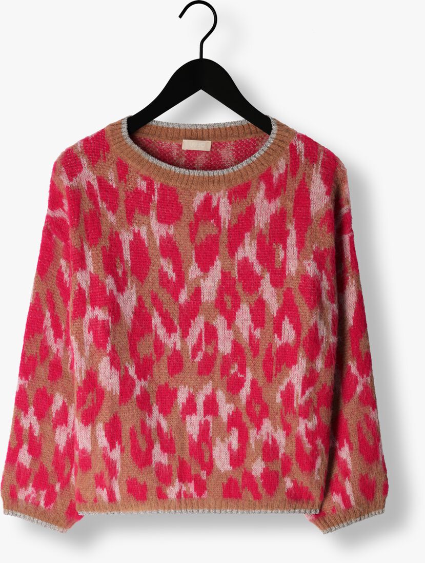 LIU JO fuchsia liu jo trui maglia chiusa m/l girocollo