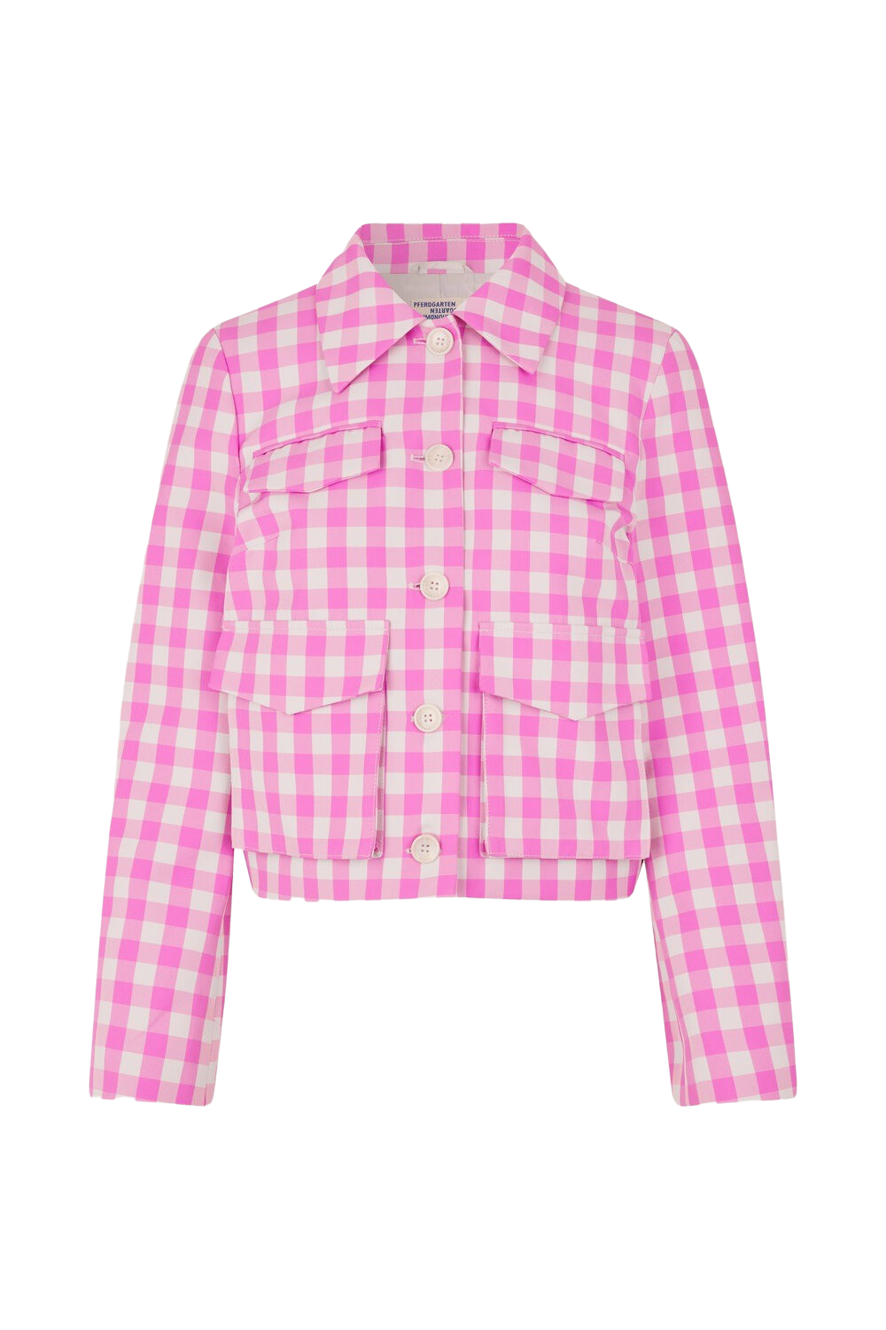 Baum und Pferdgarten  Bijou bomberjakke - Pink Copenhagen Check