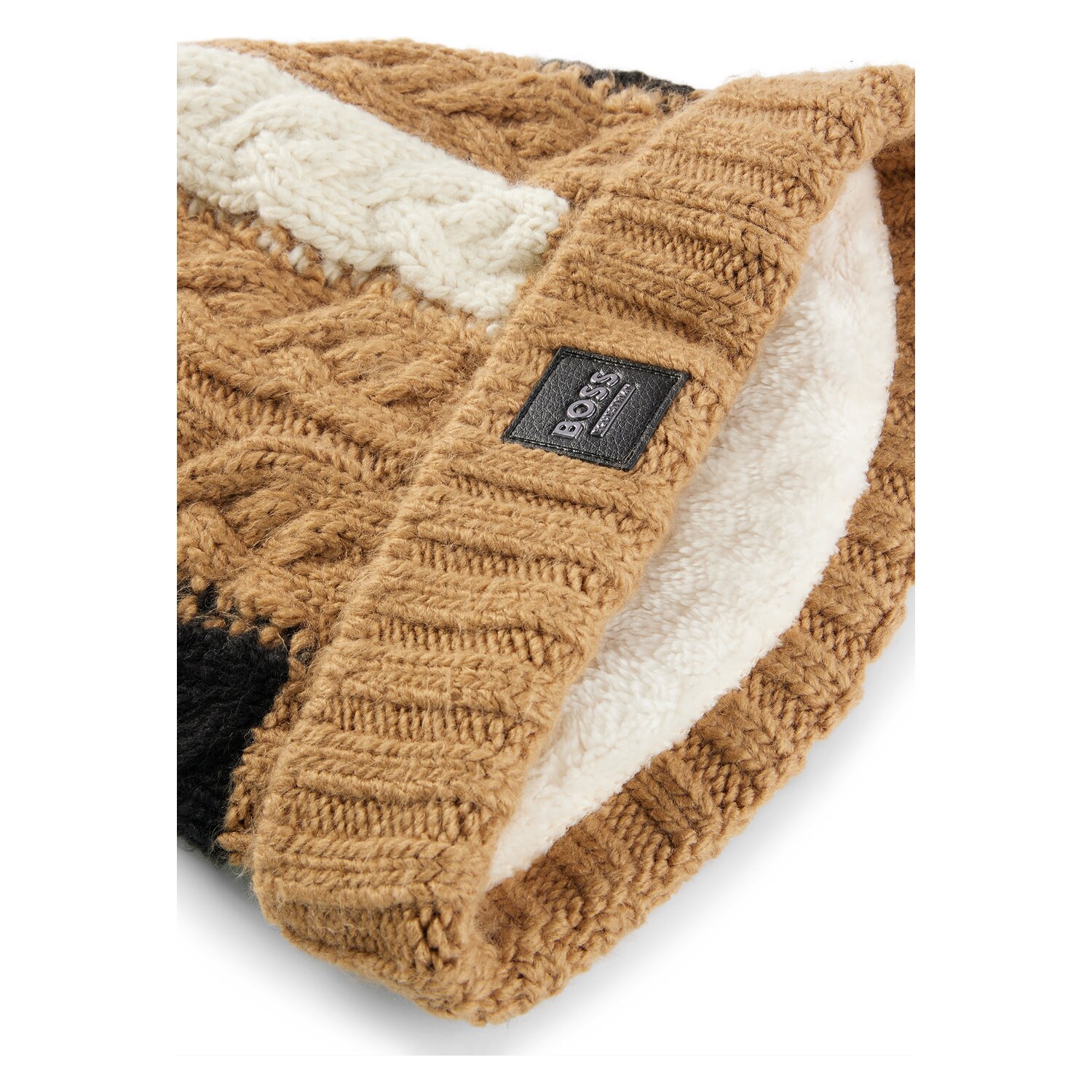 BOSS EQUESTRIAN Beanie Bobble  - camel - one size