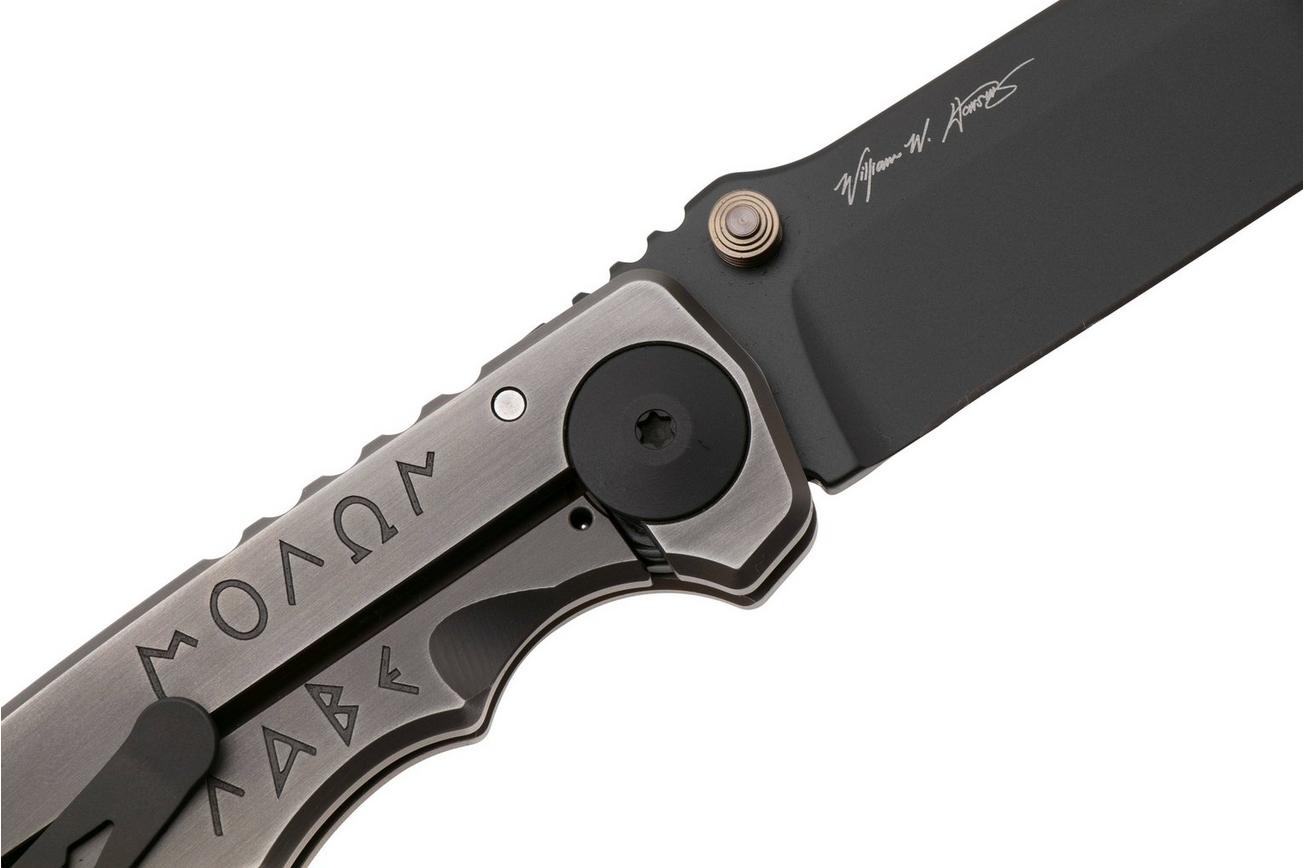 Spartan Blades Harsey Folder Spartan Battle USSF5SBAT, PVD MagnaCut, Dark Earth Titanium, Bronze Hardware zakmes