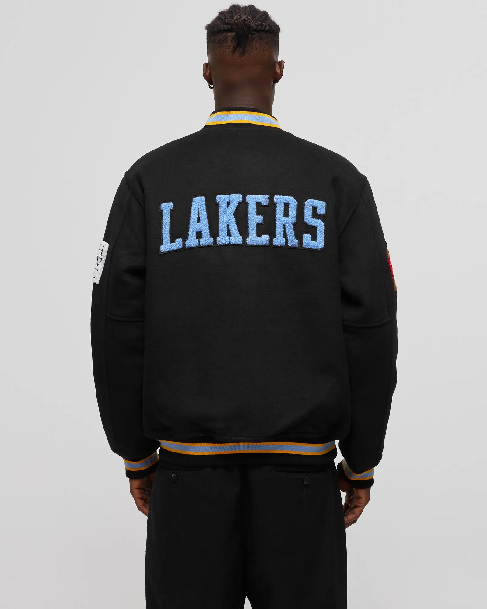 Mitchell & Ness NBA Minneapolis Lakers Hardwood Classics Wool Varsity Jacket