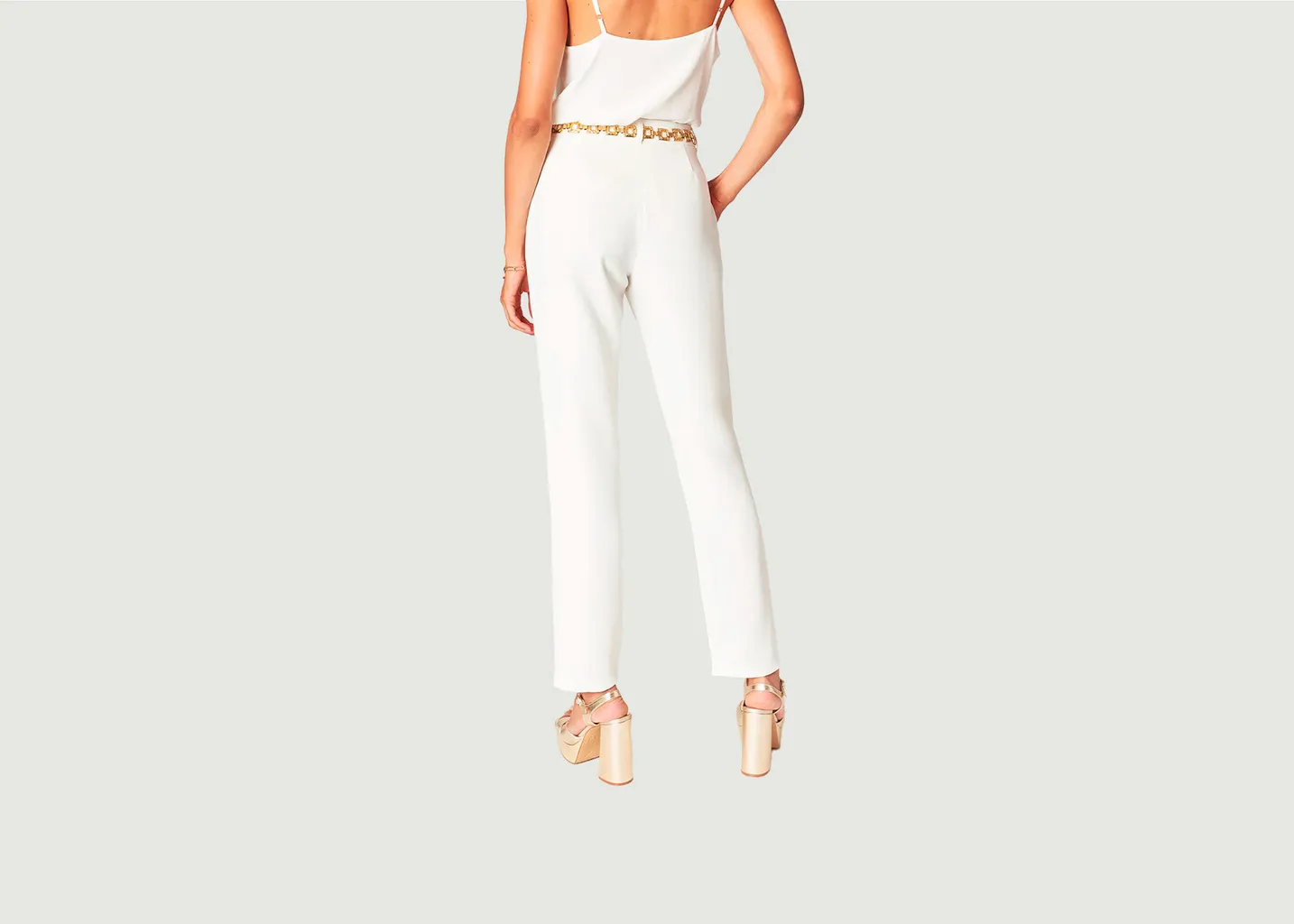 Pantalon de tailleur coupe cigarette New York 17H10