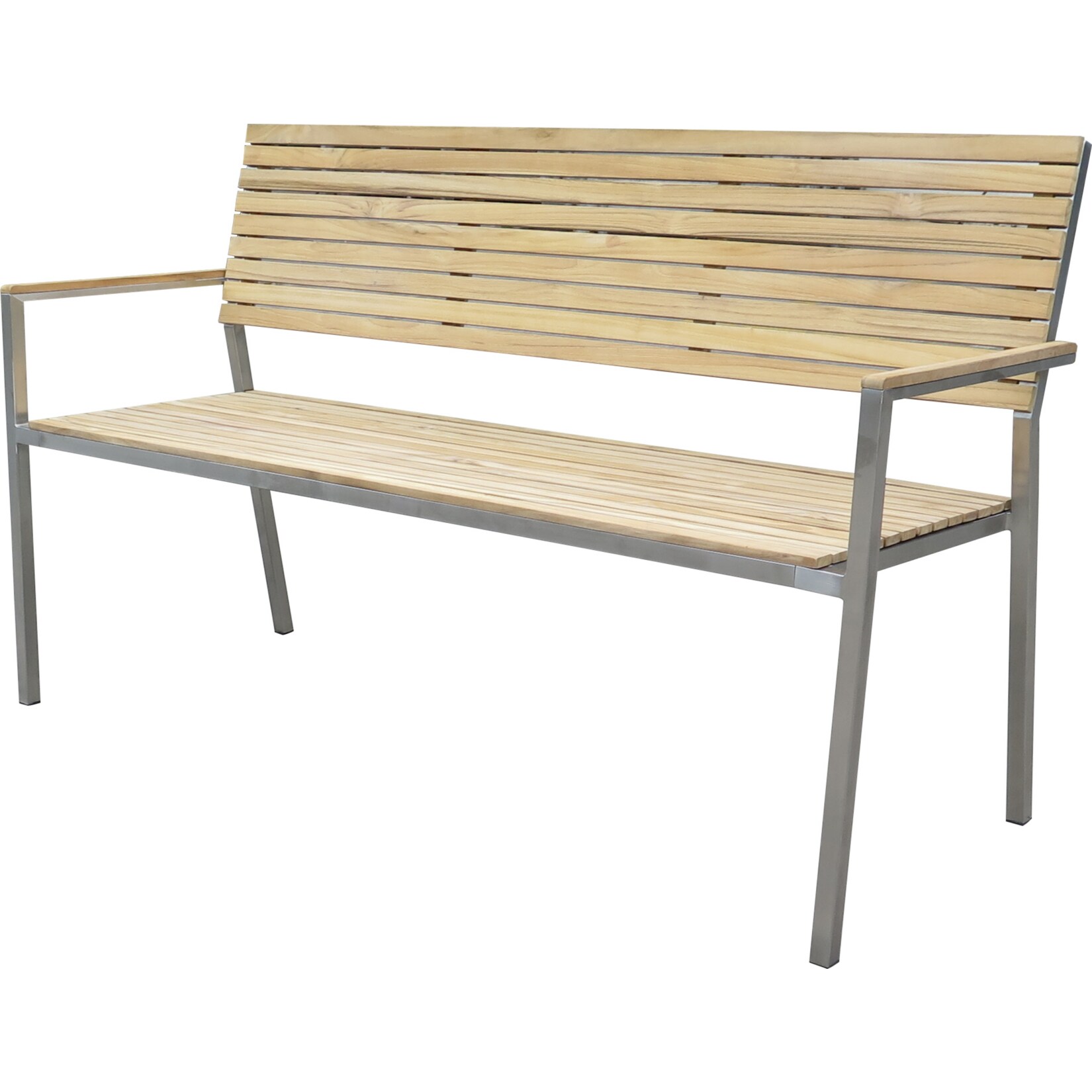 Teak Friesenbank Parkbank Gartenbank Holz Landhaus Bank Holzbank Garten Sitzbank