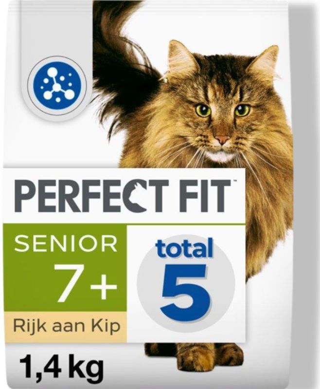 Perfect Fit Senior - Kattenbrokken - Kip - 1.4 kg