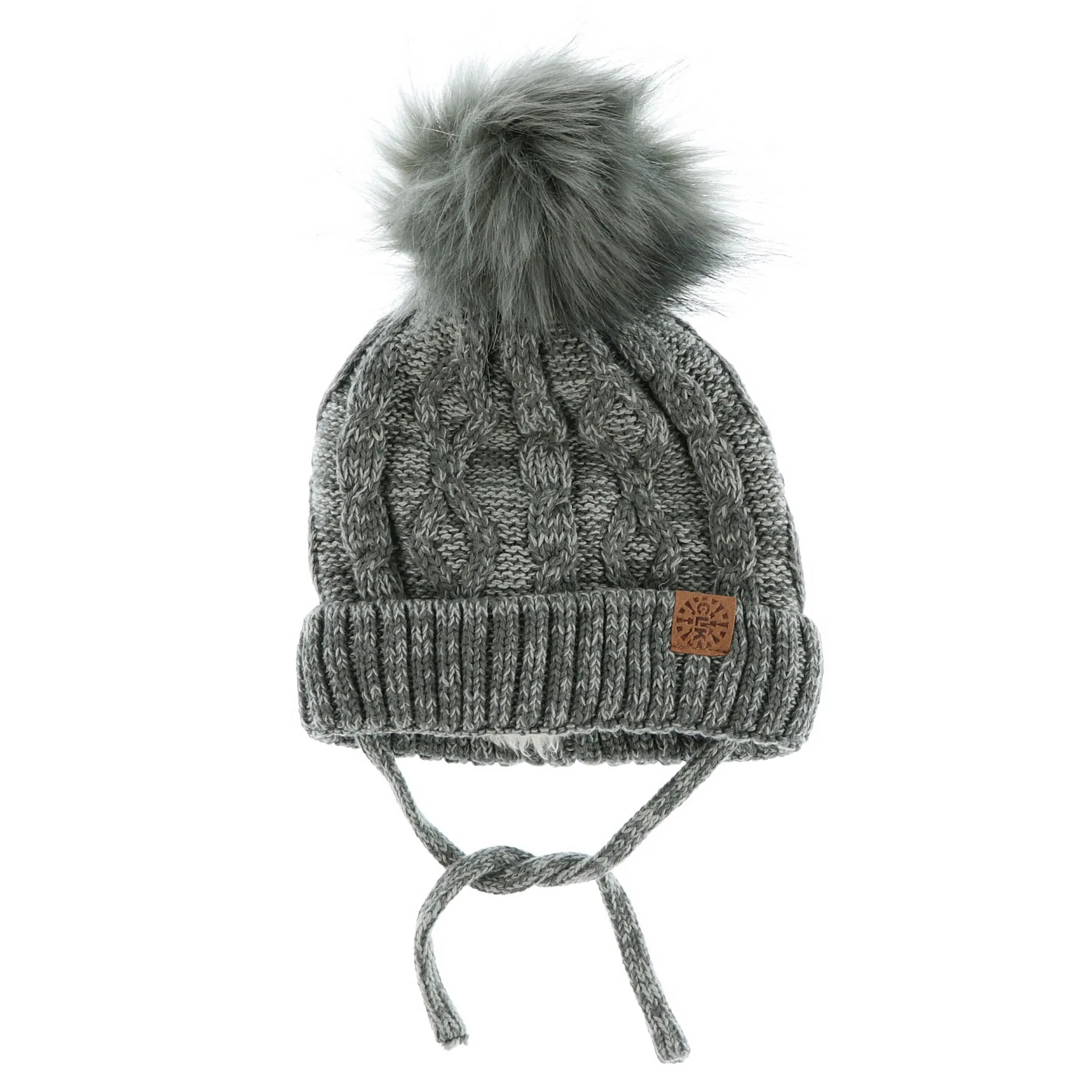 Calikids Tuque Pompon en Tricot 0-18mois