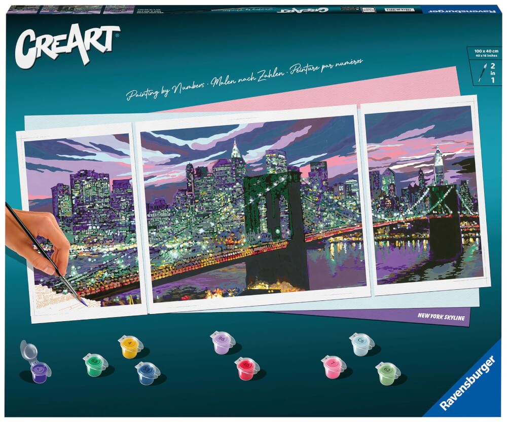 Ravensburger Malen nach Zahlen 23551 – New York Skyline – ab 14 Jahren