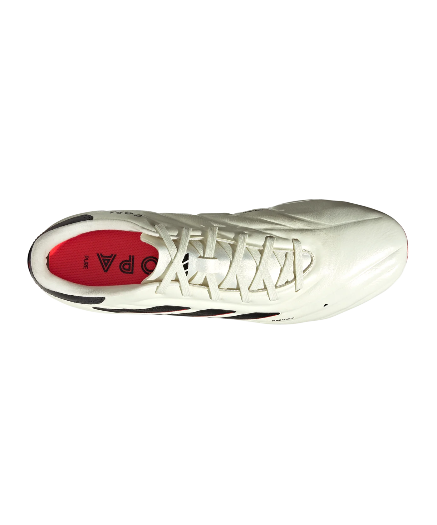 adidas COPA Pure 2 Pro FG Solar Energy Weiss Schwarz Rot