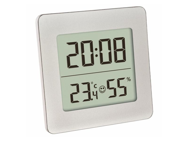 TFA Dostmann Thermo-/Hygrometer Digital Silber Digitales Thermo-Hygrometer