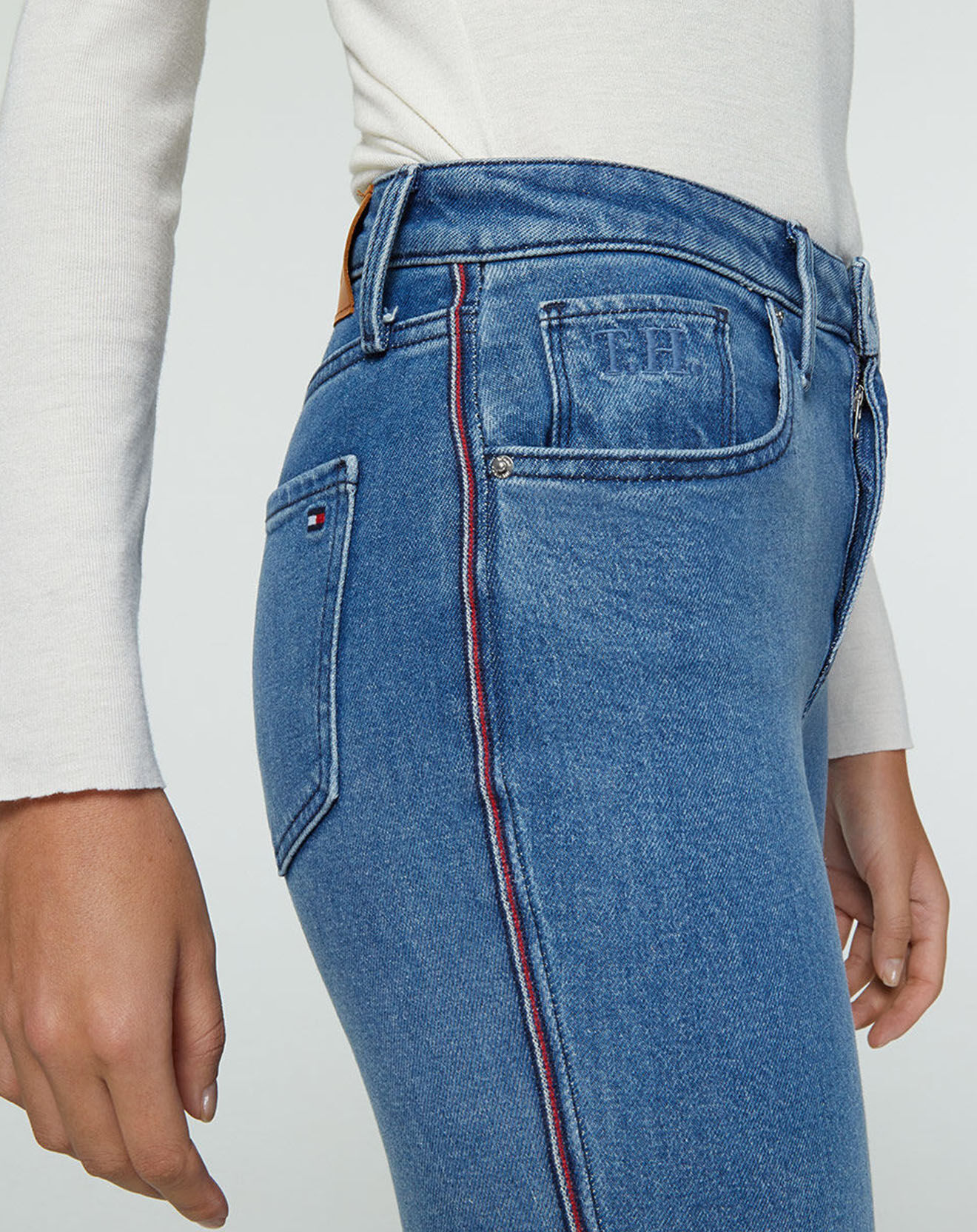 Tommy Hilfiger Jean Slim River bleu