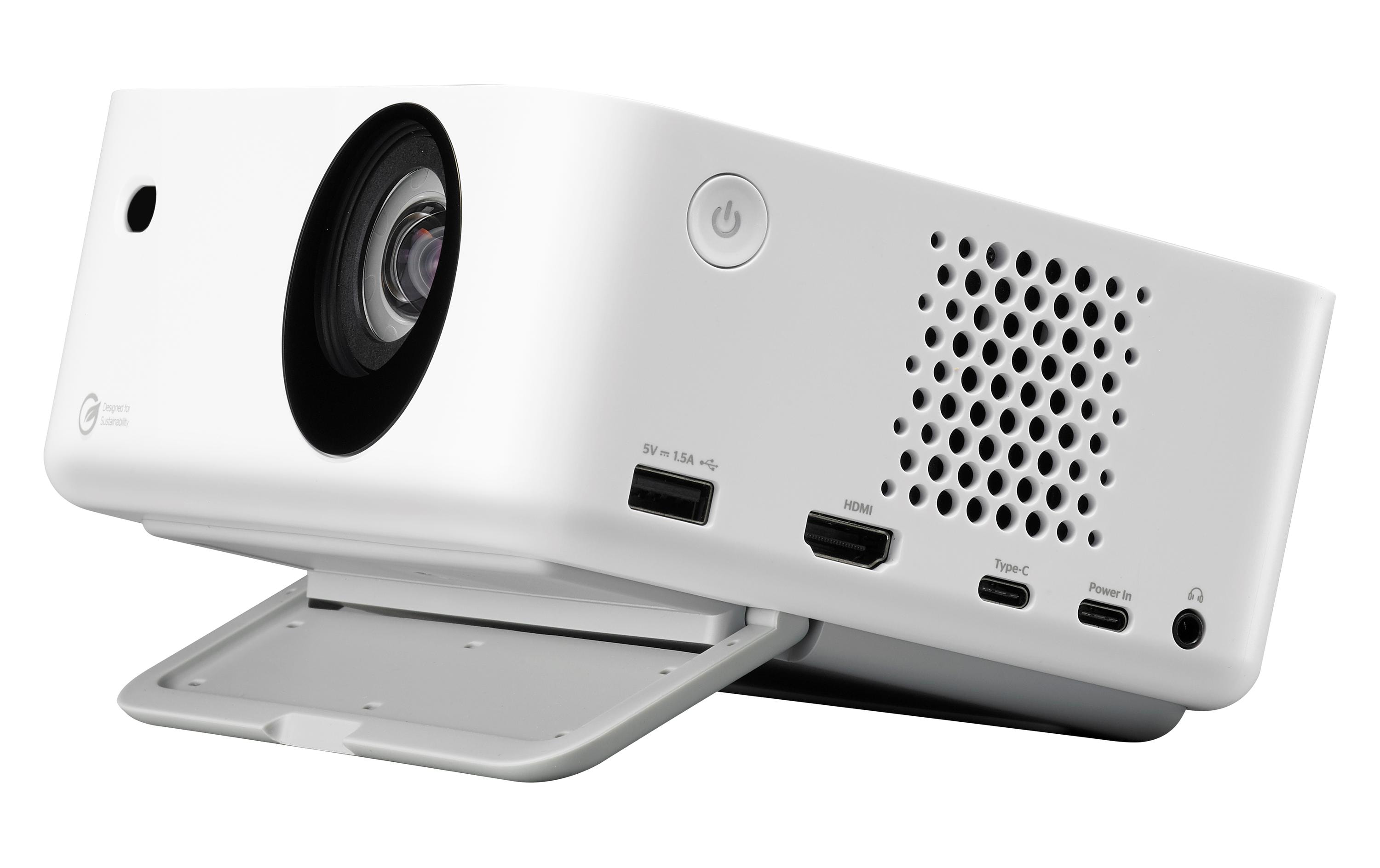 Kurzdistanzprojektor ML1080ST<br>Umweltfreundlicher ultra-portabler RGB-Dreifach-Laserprojektor mit kurzer Reichweite