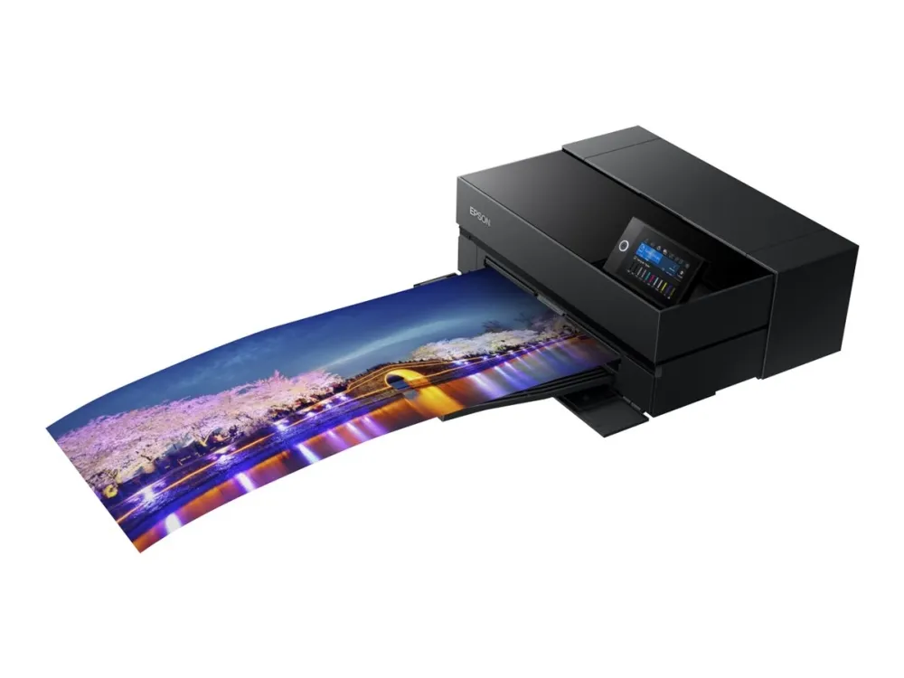 Epson SureColor SC-P700 - Printer - farve - blækprinter - A3 Plus - 5760 x 1440 dpi - kapacitet: 120 ark - Wi-Fi(ac), USB vært, USB 3.0, LAN