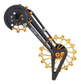 Jockey Wheel System KCNC Galets de Dérailleur Shimano 8000/9100 12 16 Dents Roulement Céramique Or
