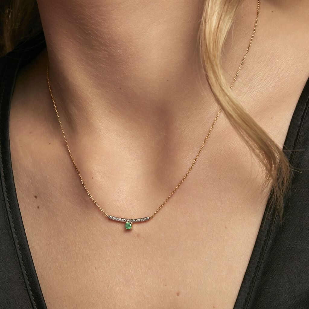 Collier Emeald Is The New Black Or Jaune Emeraude Diamant