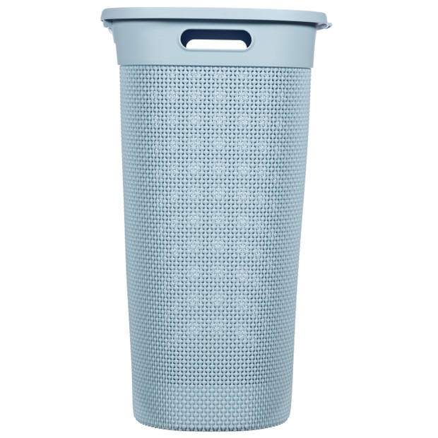 Curver Filo Wasmand met deksel 55L blauw