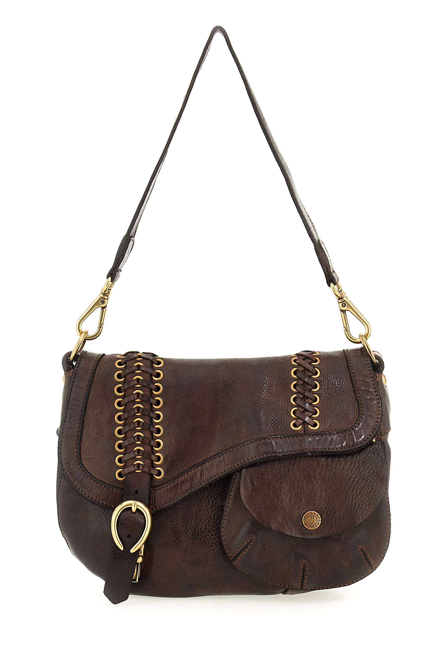 DALIA - Sac porté épaule | Marron