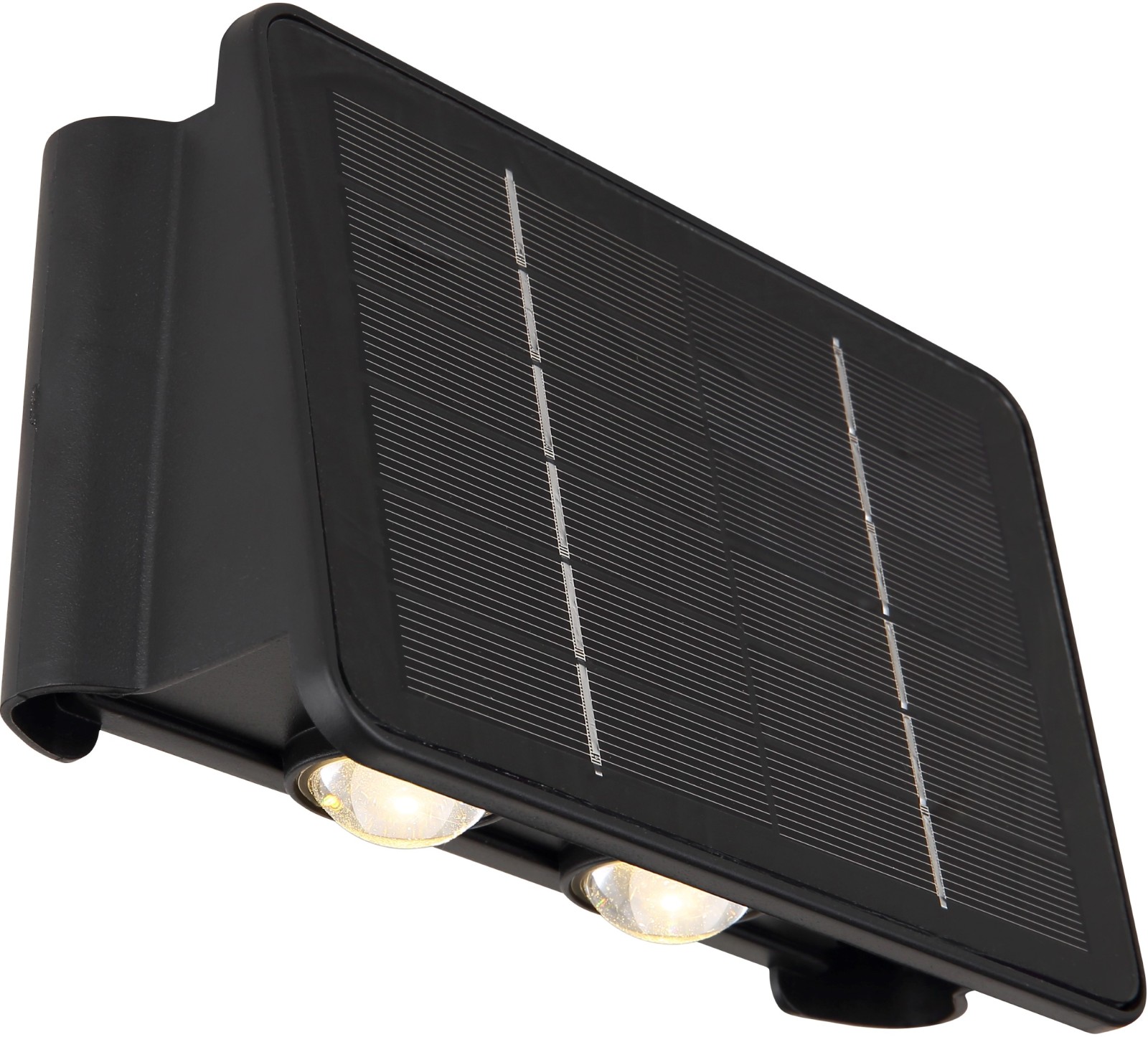 Solarleuchte - schwarz - 17 cm breit