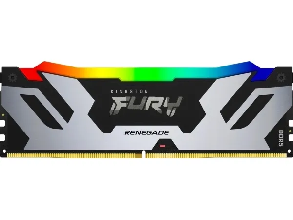 Kingston FURY Renegade RGB - DDR5 - modul - 16 GB - DIMM 288-PIN - 6400 MT/s / PC5-51200 - CL32 - 1.1 V - ikke bufferet - on-die ECC