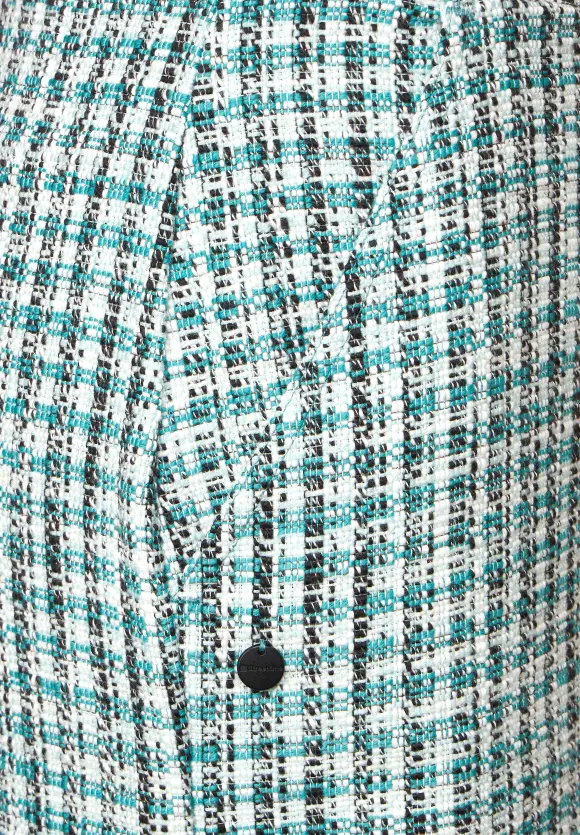 Bouclé Minirock - lagoon green
