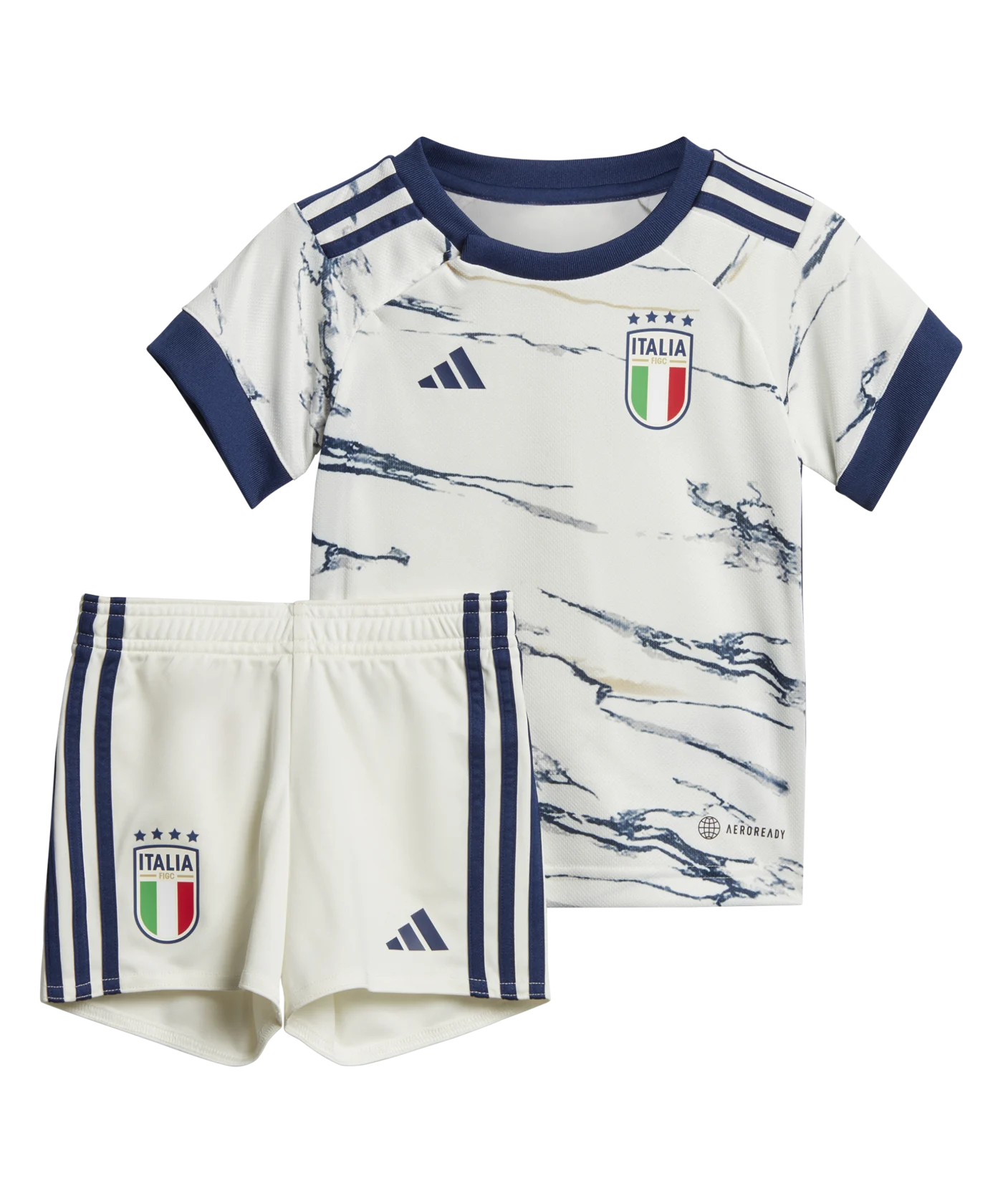 adidas Italien Babykit Away 2023 Weiss