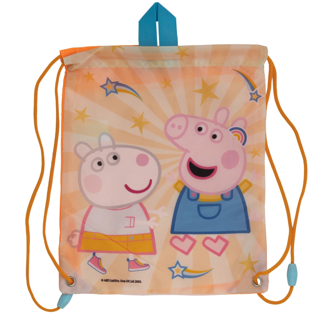 Saco para lanches Peppa Pig 25x30 cm