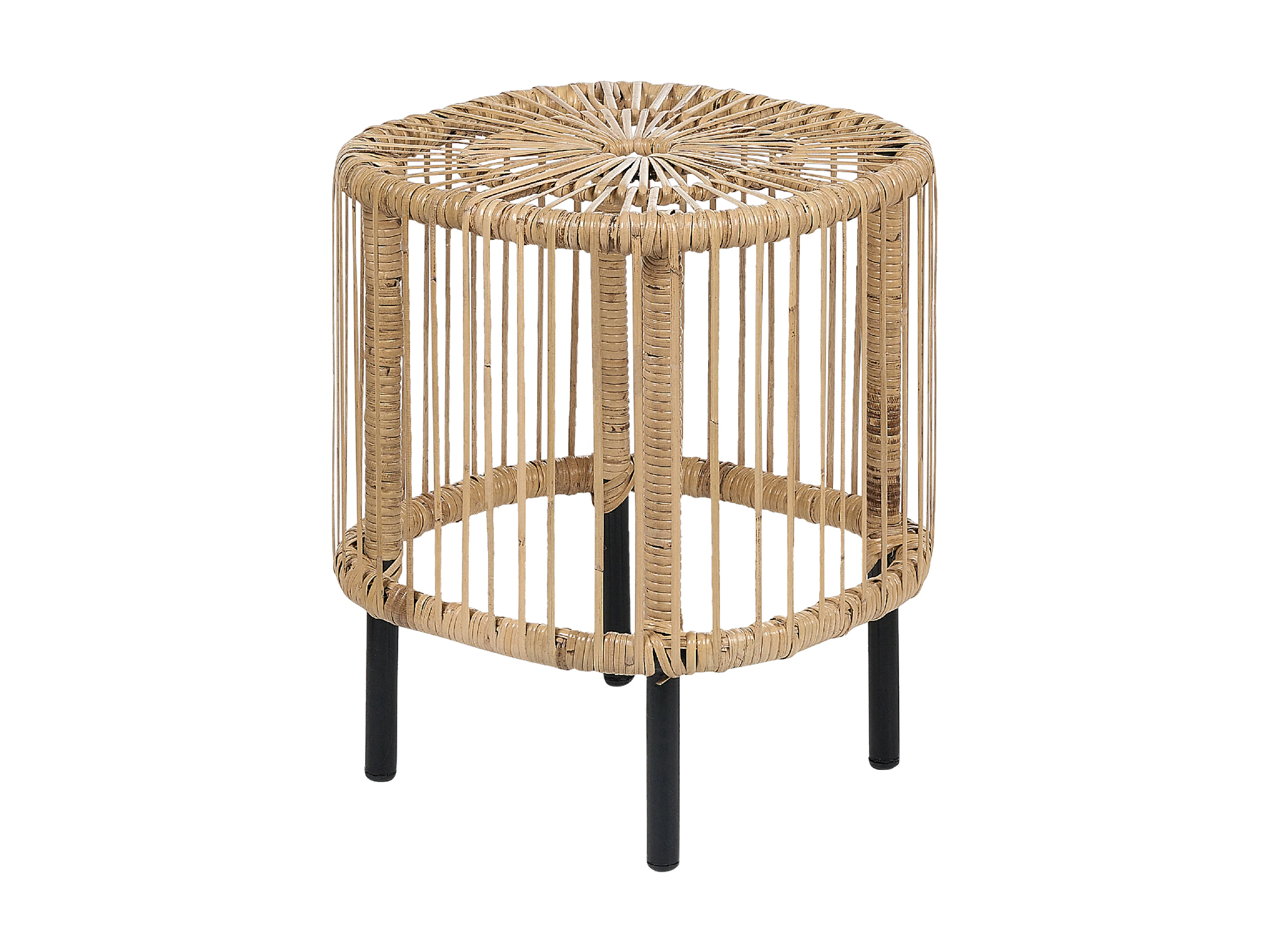 Set van 2 salontafels CESENATICO Rotan Natuurlijk