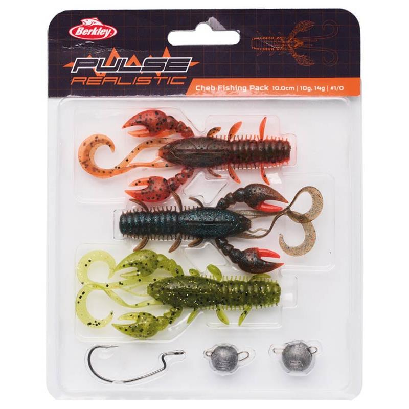 Kit Leurres Souples Berkley Cheburashka Fishing Pack