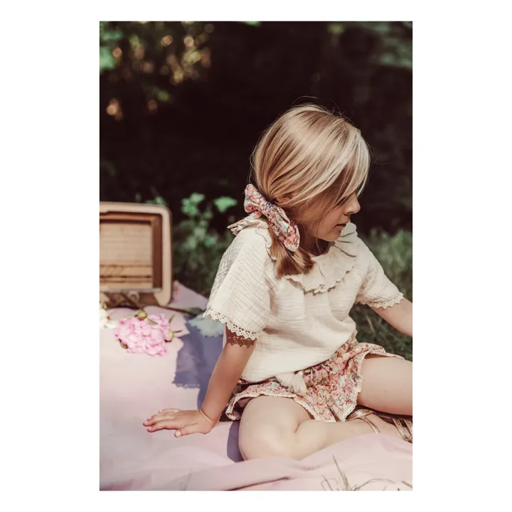 Louise Misha Blouse Antoinette Gaze de Coton | Blanc