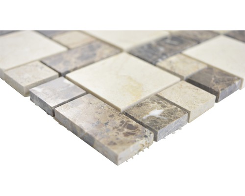 Natuursteen mozaïek XNM MC759 30,5x30,5 cm Beige/Bruin