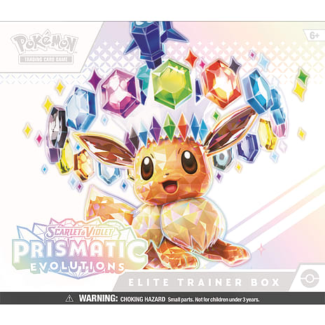 Pokémon Prismatic Elite Trainer Box samlekort