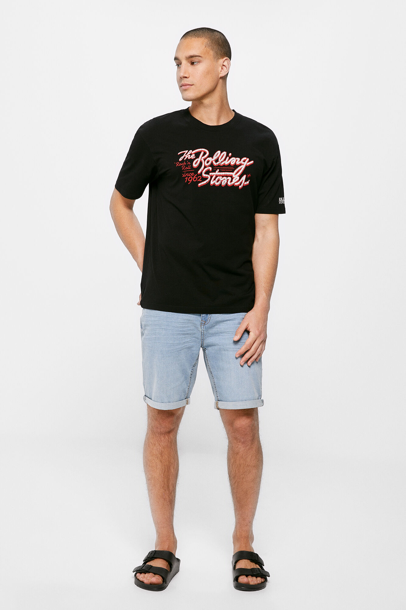 Camiseta Rolling Stones - Preta