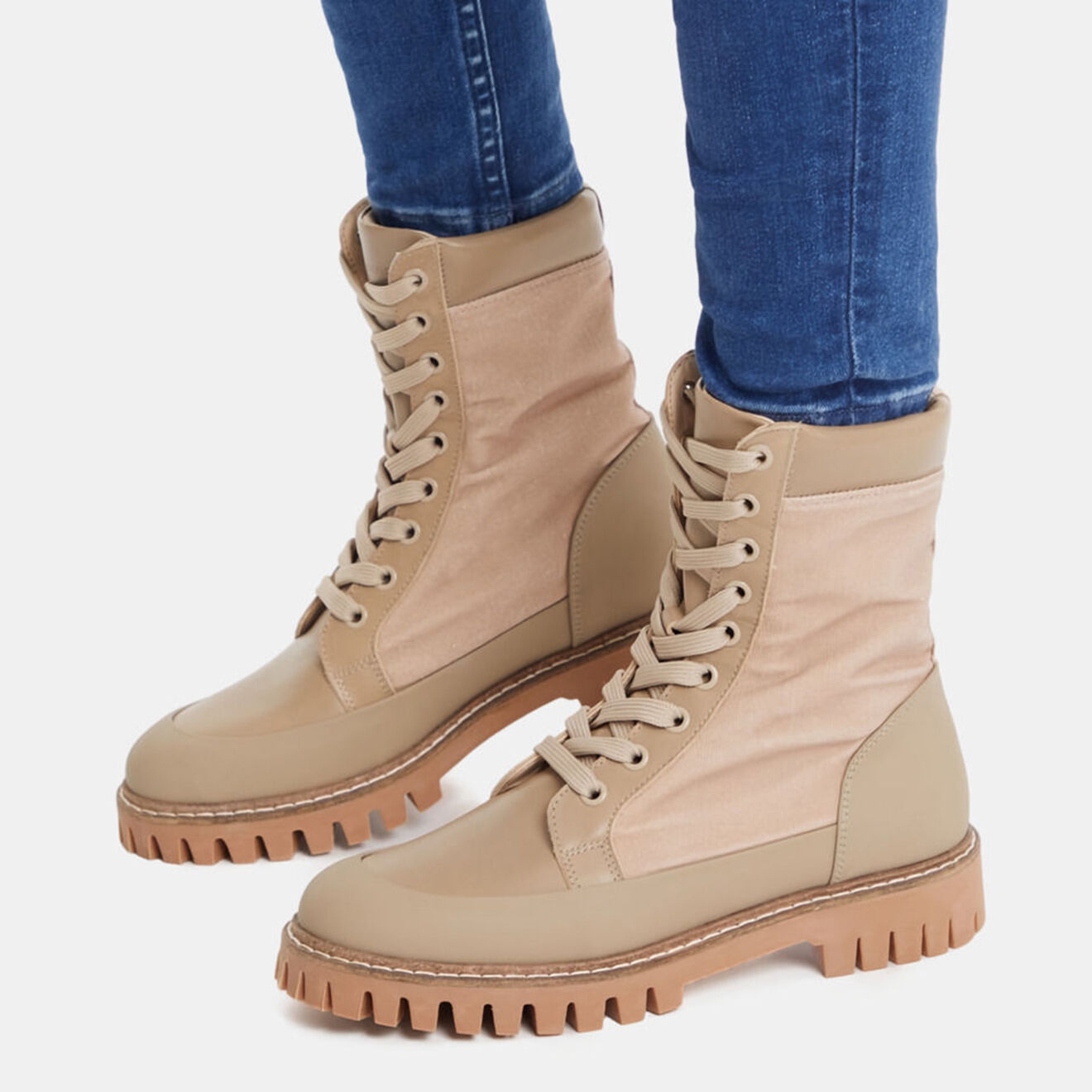 Tommy Hilfiger Boots Casual Lace Up beiges