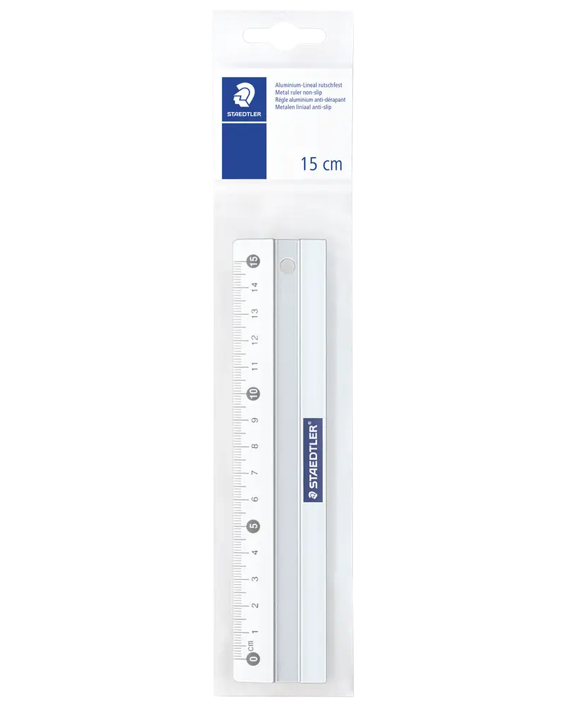 Staedtler Lineal aluminium 15 cm
