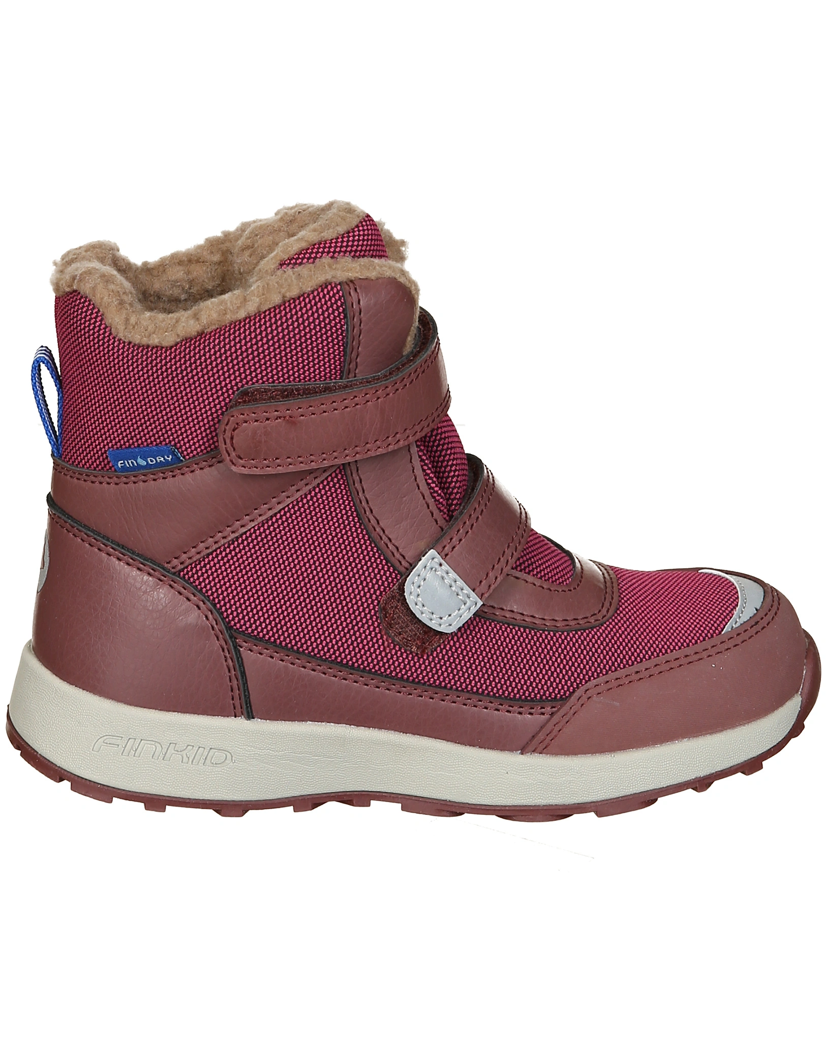 Klett-Winterstiefel LAPPI in raspberry/sable