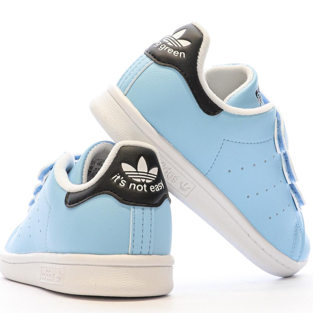 Adidas Baskets Bleu Garçon Adidas Stan Smith GW4536