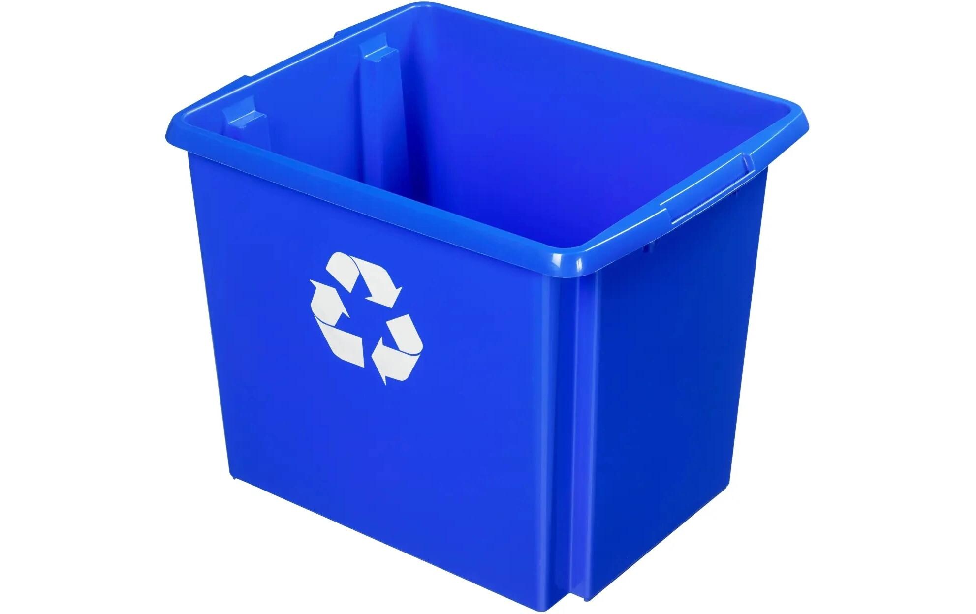 Recyclingeimer Nesta 45 l, BlauRobuste Recycle-Box