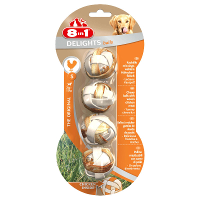 8in1 Delights Bälle S 4 Stück