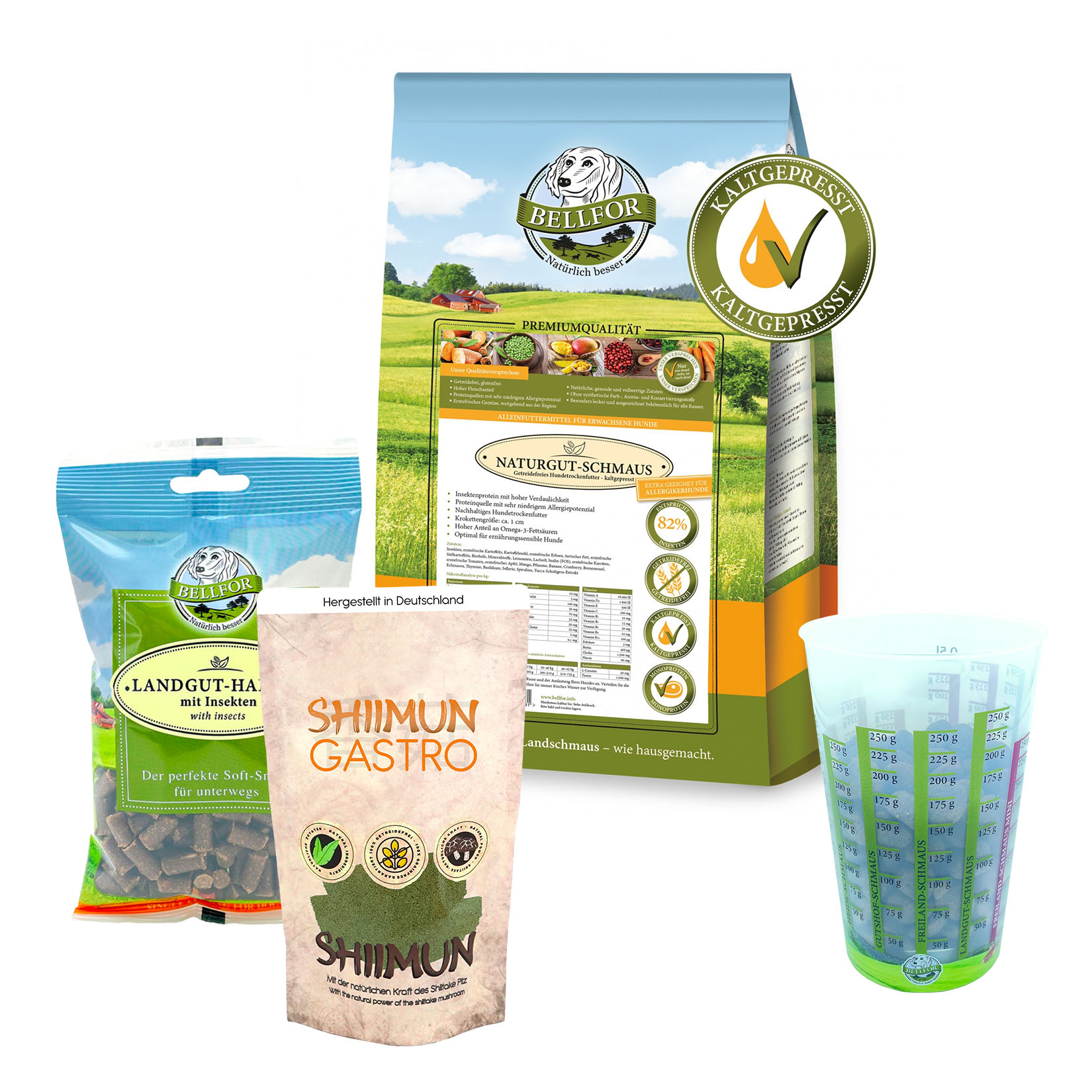 Set d'alimentation pour les grands chiens ayant des problèmes digestifs