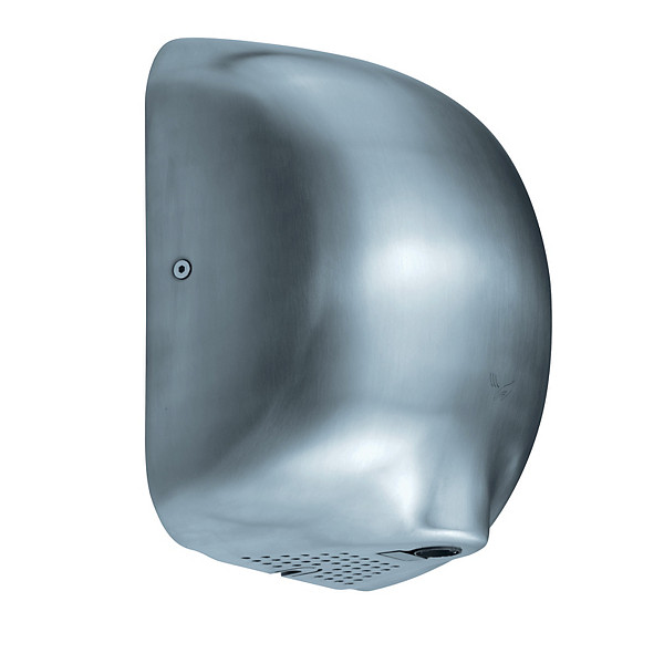 Sèche-mains automatique horizontal - 1400w - zelis - inox brossé aisi 304 (18/10)
